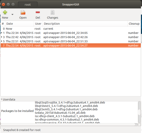 Snapper-GUI on Ubuntu